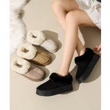 厚底ムートブーツ もこもこショートブーツ | SUNSHINE CLOSET | 詳細画像19 