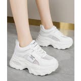 美脚メッシュスポーツシューズ 軽量可愛い韓国風ダッドスニーカー ランニングシュー… | SUNSHINE CLOSET | 詳細画像2
