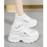 美脚メッシュスポーツシューズ 軽量可愛い韓国風ダッドスニーカー ランニングシュー… | SUNSHINE CLOSET | 詳細画像3