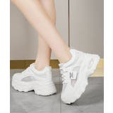 美脚メッシュスポーツシューズ 軽量可愛い韓国風ダッドスニーカー ランニングシュー… | SUNSHINE CLOSET | 詳細画像5