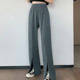 スリットパンツ ハイウエストカラーパンツ | SUNSHINE CLOSET | 詳細画像7