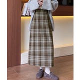 チェック柄タイトスカート バックスリット | SUNSHINE CLOSET | 詳細画像10 
