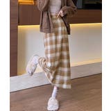 チェック柄タイトスカート バックスリット | SUNSHINE CLOSET | 詳細画像13 