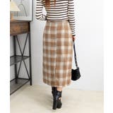 チェック柄タイトスカート バックスリット | SUNSHINE CLOSET | 詳細画像20 