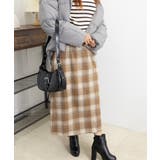 チェック柄タイトスカート バックスリット | SUNSHINE CLOSET | 詳細画像22 