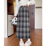 チェック柄タイトスカート バックスリット | SUNSHINE CLOSET | 詳細画像6 