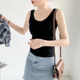 リブ タンクトップ レディース 無地 | ANGELCLOSET | 詳細画像6