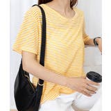 ボーダー柄Tシャツ Vネックカットソー夏 | ANGELCLOSET | 詳細画像22