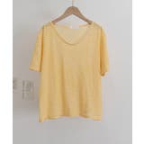 ボーダー柄Tシャツ Vネックカットソー夏 | ANGELCLOSET | 詳細画像26