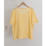 ボーダー柄Tシャツ Vネックカットソー夏 | ANGELCLOSET | 詳細画像27