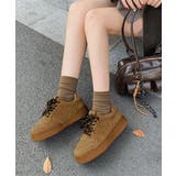 大人カジュアル 厚底スニーカー ベーシック | SUNSHINE CLOSET | 詳細画像1