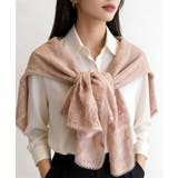 レディースレース裾ショール 軽薄透け感 大きめシアースカーフUV対策冷房対策 | SUNSHINE CLOSET | 詳細画像2 