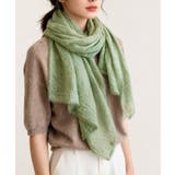 レディースレース裾ショール 軽薄透け感 大きめシアースカーフUV対策冷房対策 | SUNSHINE CLOSET | 詳細画像20 