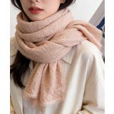 レディースレース裾ショール 軽薄透け感 大きめシアースカーフUV対策冷房対策 | SUNSHINE CLOSET | 詳細画像3 