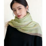 レディースUV対策冷房対策スカーフショール 上品シルクタッチ 大判ストール春夏薄… | SUNSHINE CLOSET | 詳細画像15 
