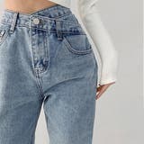 ストレートデニム ウエストレイヤード風 | SUNSHINE CLOSET | 詳細画像1 