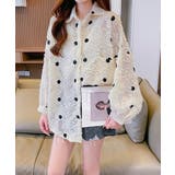 ドット柄カーディガン シースルートップス | SUNSHINE CLOSET | 詳細画像11 