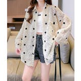 ドット柄カーディガン シースルートップス | SUNSHINE CLOSET | 詳細画像12 