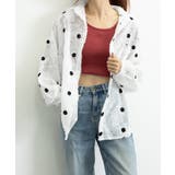 ドット柄カーディガン シースルートップス | SUNSHINE CLOSET | 詳細画像14 
