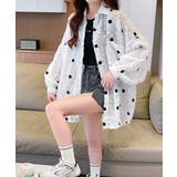 ドット柄カーディガン シースルートップス | SUNSHINE CLOSET | 詳細画像2 