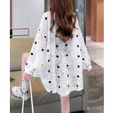 ドット柄カーディガン シースルートップス | SUNSHINE CLOSET | 詳細画像3 