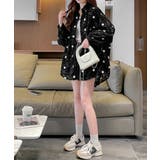 ドット柄カーディガン シースルートップス | SUNSHINE CLOSET | 詳細画像9 