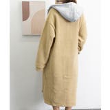 ボアロングパーカーレイヤード風ボアコート | SUNSHINE CLOSET | 詳細画像14 