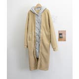 ボアロングパーカーレイヤード風ボアコート | SUNSHINE CLOSET | 詳細画像17 