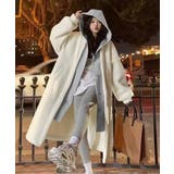 ボアロングパーカーレイヤード風ボアコート | SUNSHINE CLOSET | 詳細画像8 