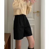 タックショートパンツウール風ワイドパンツ | SUNSHINE CLOSET | 詳細画像4 