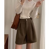 タックショートパンツウール風ワイドパンツ | SUNSHINE CLOSET | 詳細画像6 