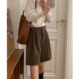 タックショートパンツウール風ワイドパンツ | SUNSHINE CLOSET | 詳細画像7 
