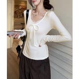 Vネック 長袖tシャツ おしゃれ | SUNSHINE CLOSET | 詳細画像3 