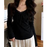 Vネック 長袖tシャツ おしゃれ | SUNSHINE CLOSET | 詳細画像5 