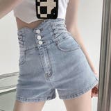 デニム ショートパンツ レディース 美脚 | ANGELCLOSET | 詳細画像1