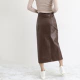 フェイクレザースカート タイトスカート 春 | ANGELCLOSET | 詳細画像16