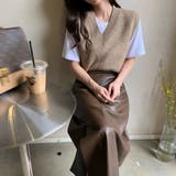 フェイクレザースカート タイトスカート 春 | ANGELCLOSET | 詳細画像6