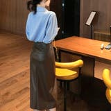 フェイクレザースカート タイトスカート 春 | ANGELCLOSET | 詳細画像7