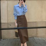 フェイクレザースカート タイトスカート 春 | ANGELCLOSET | 詳細画像8