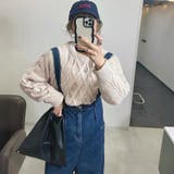 韓国風 ケーブル編み ニット レディース | SUNSHINE CLOSET | 詳細画像12