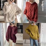 韓国風 ケーブル編み ニット レディース | SUNSHINE CLOSET | 詳細画像2