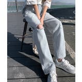 ダメージデニムパンツハイウエストジーパン | SUNSHINE CLOSET | 詳細画像4 