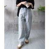 ダメージデニムパンツハイウエストジーパン | SUNSHINE CLOSET | 詳細画像9 