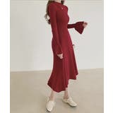 キーホールネックリブニットワンピース秋冬 | SUNSHINE CLOSET | 詳細画像16 