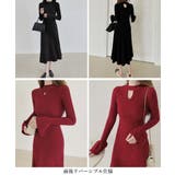 キーホールネックリブニットワンピース秋冬 | SUNSHINE CLOSET | 詳細画像17 