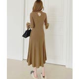 キーホールネックリブニットワンピース秋冬 | SUNSHINE CLOSET | 詳細画像6 