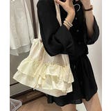 ティアードフリルトートバッグ キャンバス | SUNSHINE CLOSET | 詳細画像2 