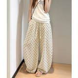 レディース ハイウエストバルーンパンツ 着やせロングパンツ | SUNSHINE CLOSET | 詳細画像1 