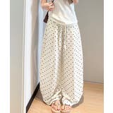 レディース ハイウエストバルーンパンツ 着やせロングパンツ | SUNSHINE CLOSET | 詳細画像6 