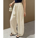 レディース ハイウエストバルーンパンツ 着やせロングパンツ | SUNSHINE CLOSET | 詳細画像9 